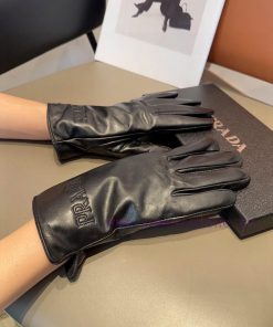2023 New First Release Touchscreen Gloves Prada Sheepskin Gloves Official Website Synchronizjd2apa7l