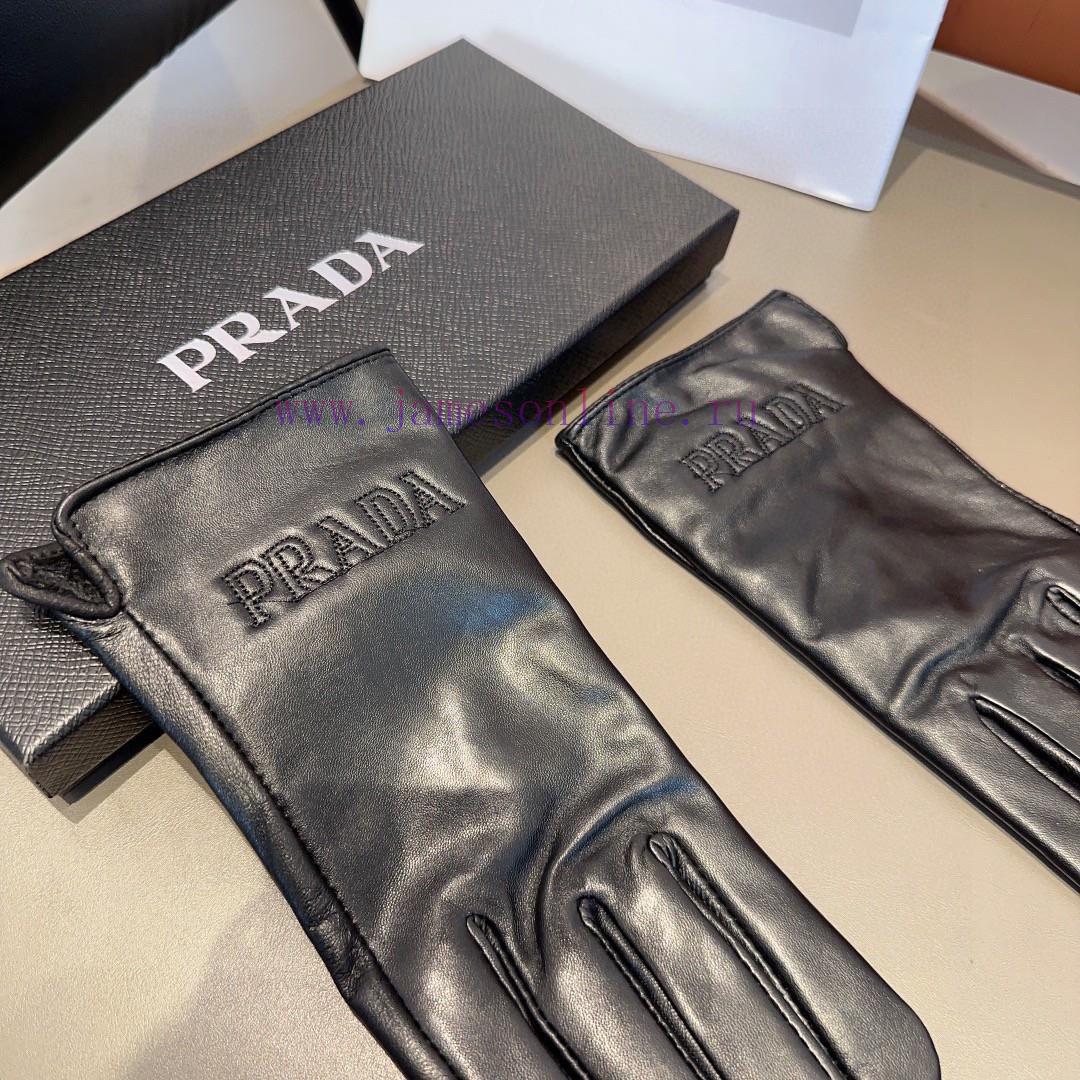 2023 New First Release Touchscreen Gloves Prada Sheepskin Gloves Official Website Synchronizjd2apa7l - Image 8