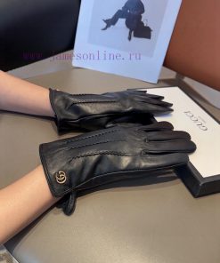 Gucci Sheepskin Gloves, Fashionable Gloves, Warm in Autumn and Winter with Velvet Inner Lini1rx1nuvd