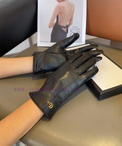 Gucci Sheepskin Gloves, Fashionable Gloves, Warm Interior for Autumn and Winter, Classic and2svugjge