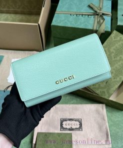 Gucci The handwritten Gucci logo long clip wallet with unlimited possibilities for exploring mty0idiw