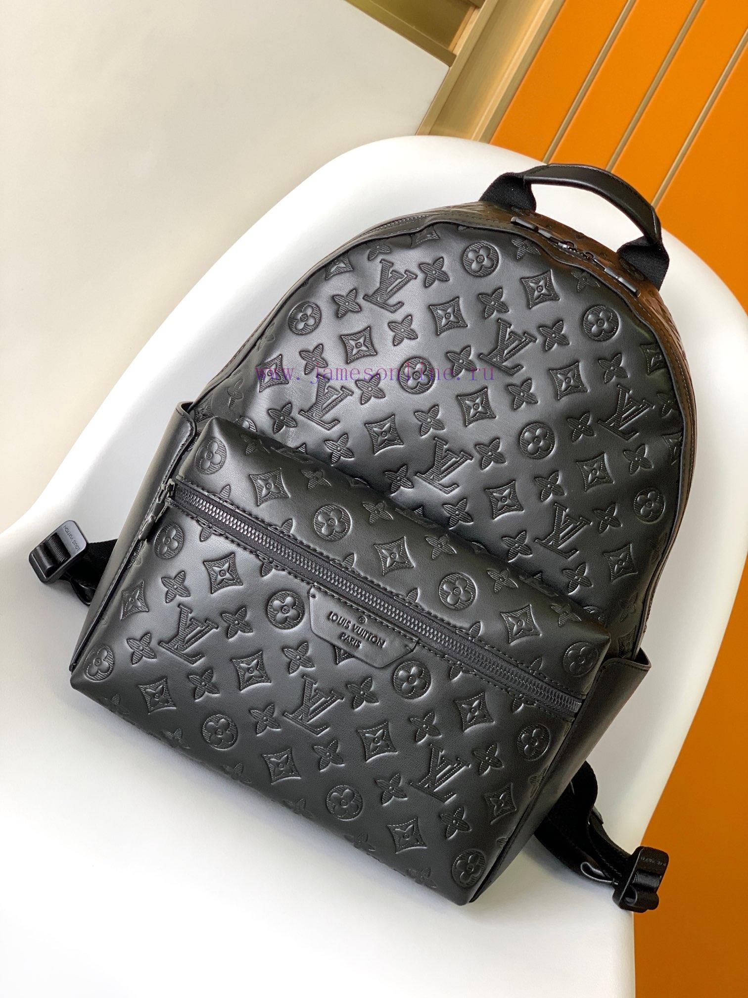 Louis Vuitton Bags Remastered M46553 Embossed Discovery Backpack With Louis Vuitton MONOGRAM Embossed Cowhide For g9fz4lp1 - Image 2