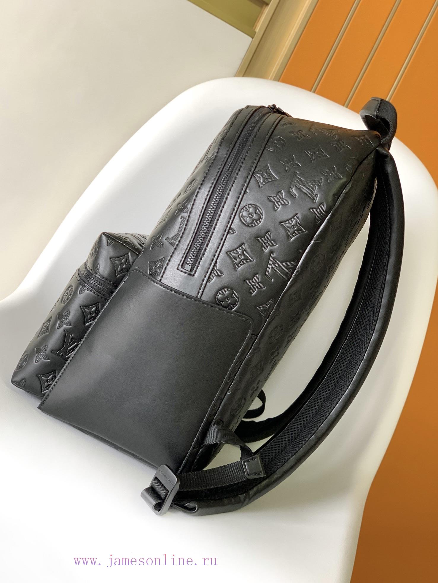 Louis Vuitton Bags Remastered M46553 Embossed Discovery Backpack With Louis Vuitton MONOGRAM Embossed Cowhide For g9fz4lp1 - Image 3
