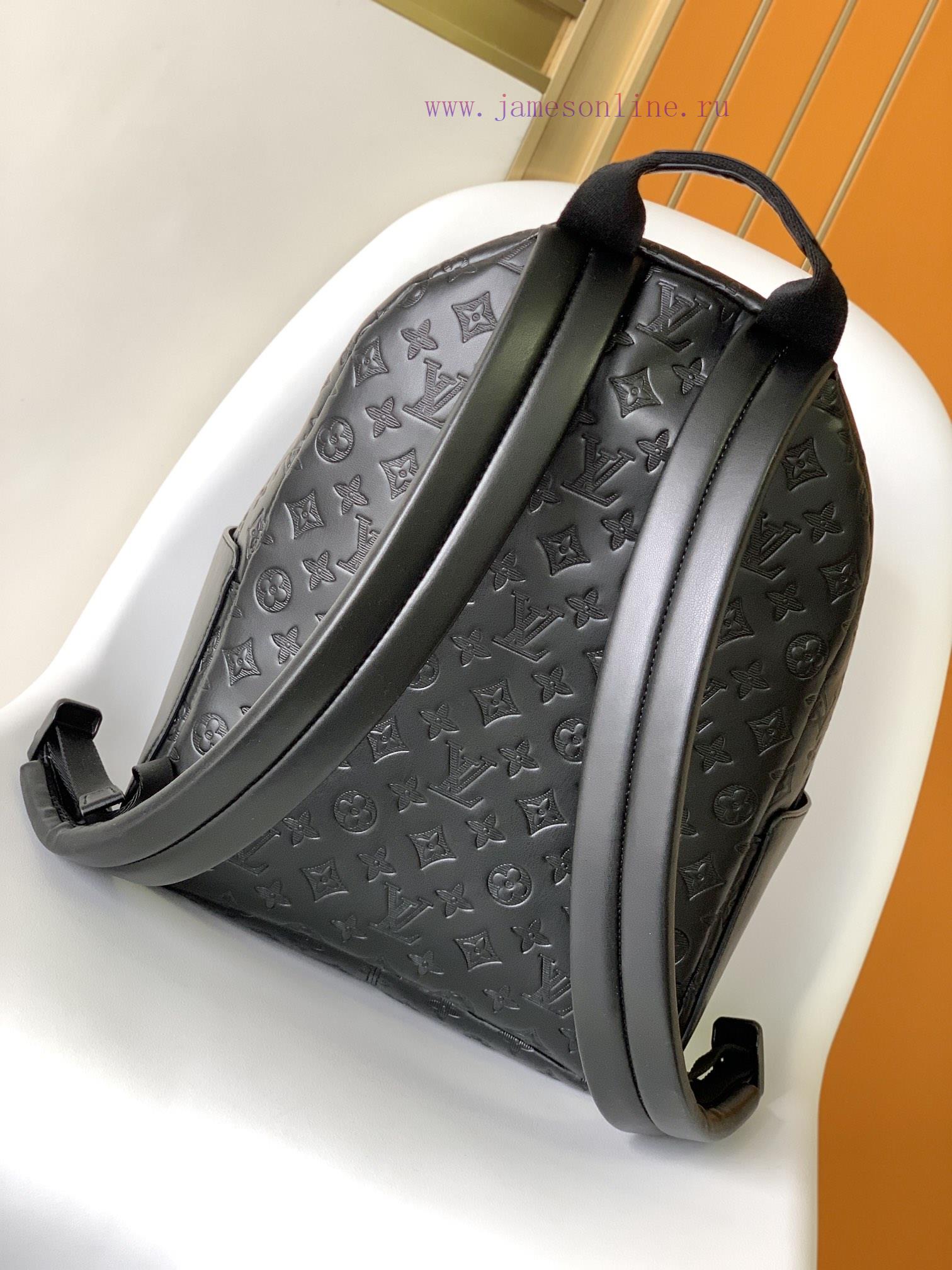 Louis Vuitton Bags Remastered M46553 Embossed Discovery Backpack With Louis Vuitton MONOGRAM Embossed Cowhide For g9fz4lp1 - Image 4