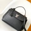 Louis Vuitton Bags M51395 Black M56094 Grey This Lockme Ever Single Handle Handbag Is Crafted From Soft Cowhide Le tk246z0j