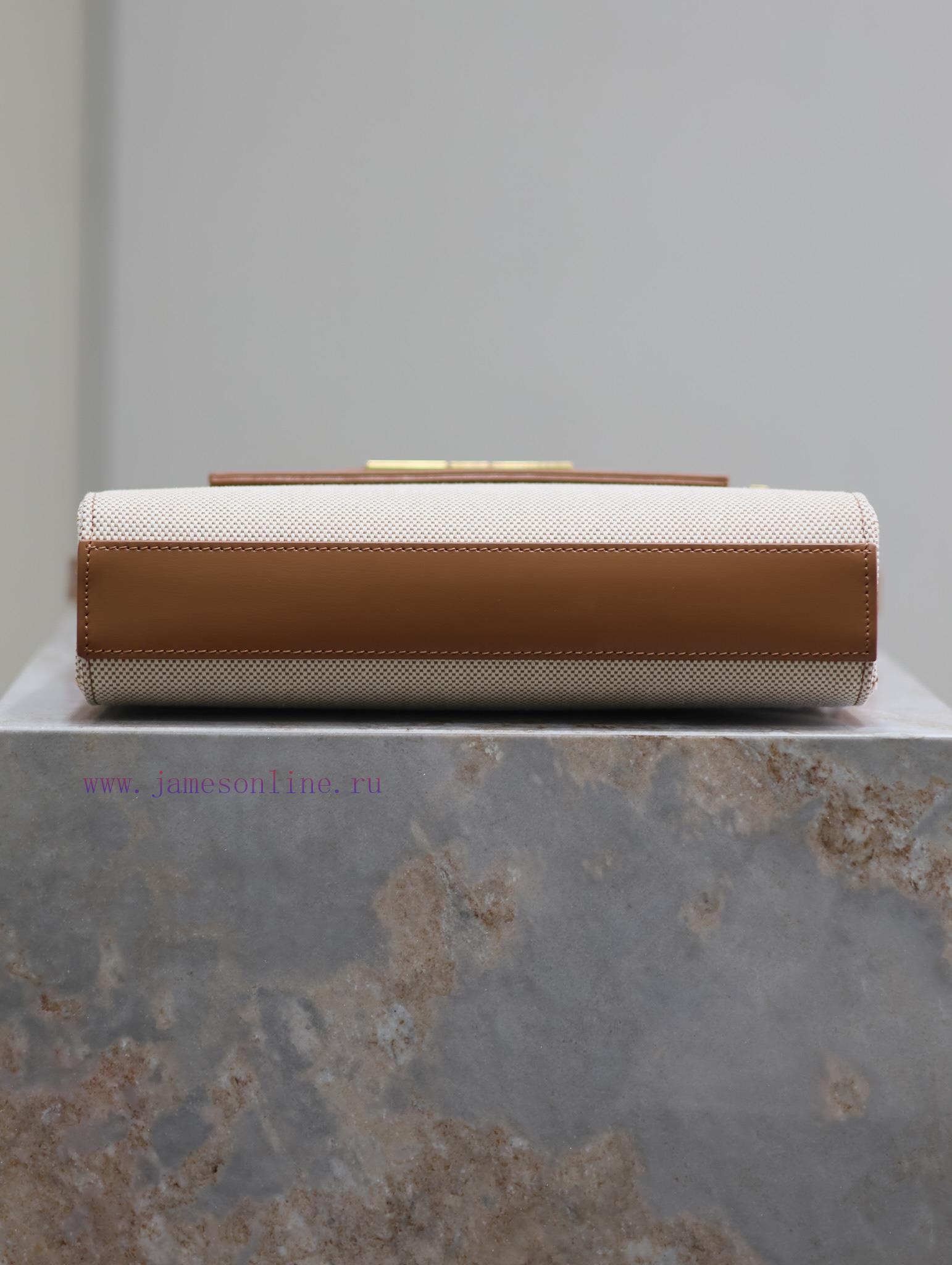 Yves Saint Laurent Bags Caramel cowhide paired with canvasManhattan_24cmSynchronized with the new Manhattan baguette irnl7mdn - Image 8