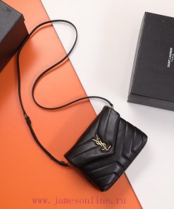 Yves Saint Laurent Bags P Background Original SheetLOULOU mini version crossbody bag, imported Italian original calf zir77u9w
