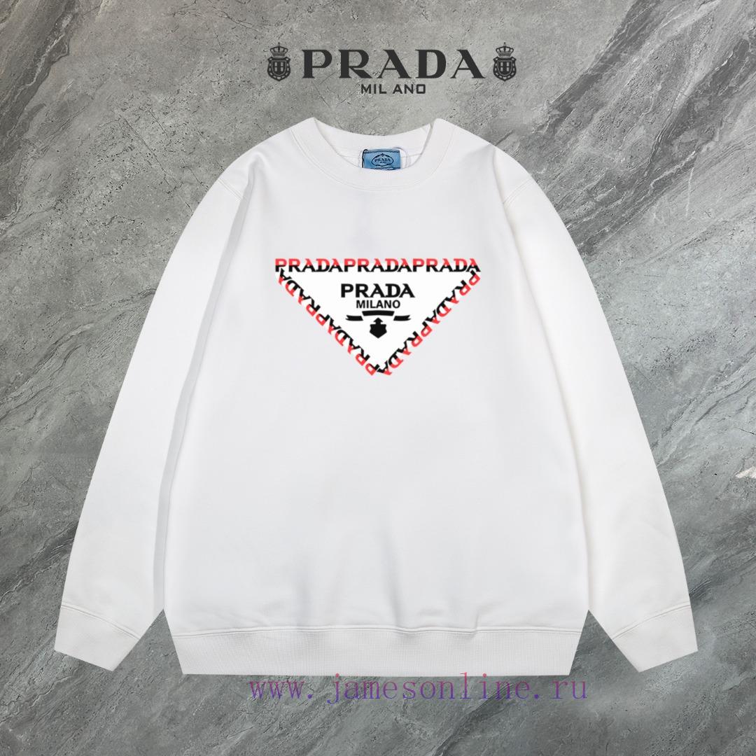 Long Term Stock Of Hoodies For 'Support Year Back Exchange'PRADA~Prada Uses 440g Heavyweight Fa l2b3ddo0 - Image 2