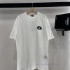 Dior 2025 New Product LaunchRound Neck Embroidered Letters 𝑇𝑒𝑒Customized YB Twill All Cotton Ma mq59gxzp