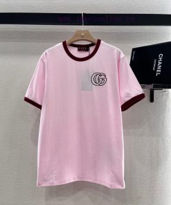 Gucci2025 New Product LaunchRound Neck Embroidery 𝑇𝑒𝑒Customized YB Twill Cotton Material Is Bre n29cydql