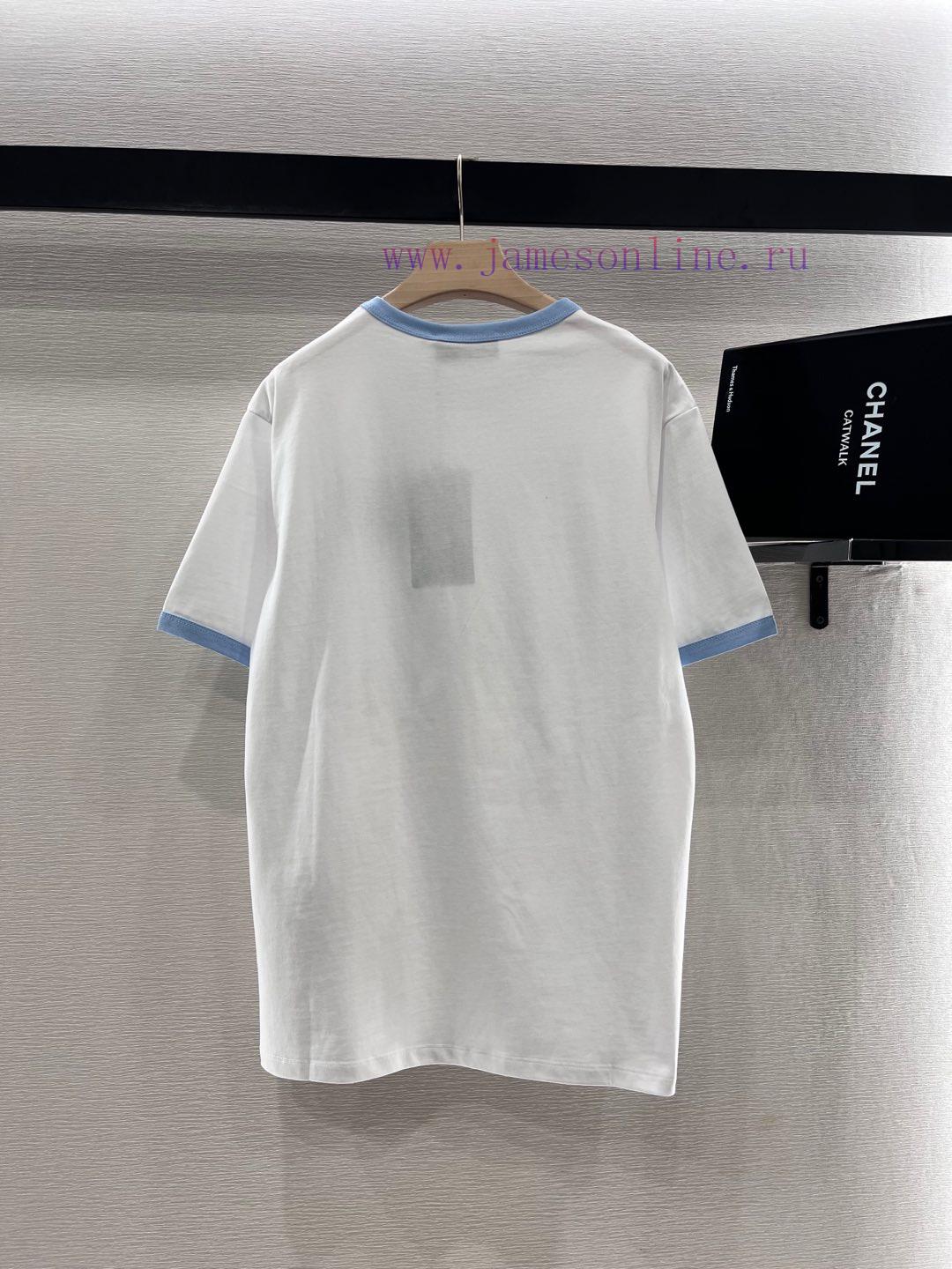 Gucci2025 New Product LaunchRound Neck Embroidery 𝑇𝑒𝑒Customized YB Twill Cotton Material Is Bre dh5gh0e9 - Image 3