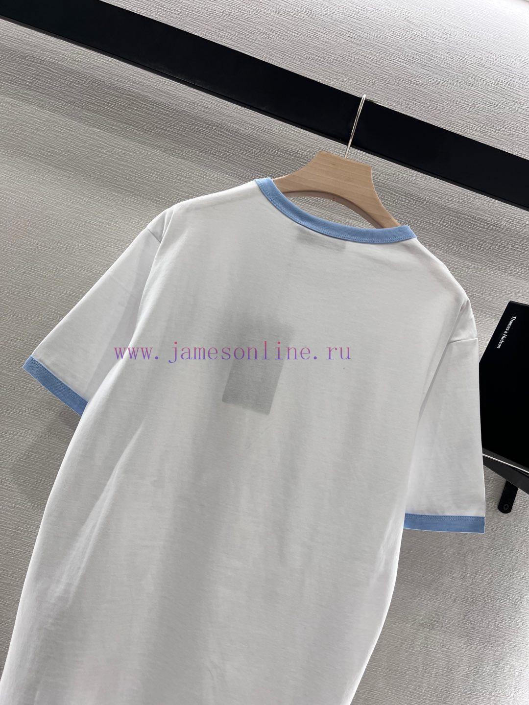 Gucci2025 New Product LaunchRound Neck Embroidery 𝑇𝑒𝑒Customized YB Twill Cotton Material Is Bre dh5gh0e9 - Image 5