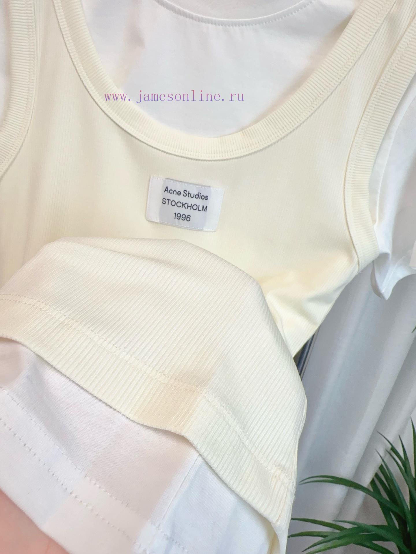 AC * E New Two-piece Set Logo T-shirt Shoulder Fixed Custom Pure Cotton Fabric Two-piece Set De gefmsx74 - Image 8