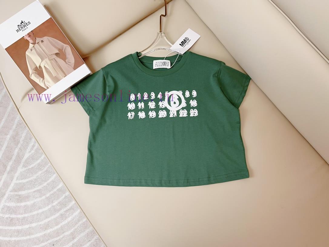 MM * New Printed Logo T-shirt Custom Pure Cotton Fabric Texture Soft And Comfortable Skin Frien aooutzmo