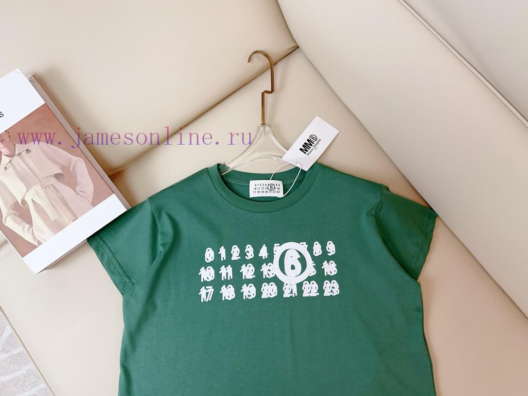 MM * New Printed Logo T-shirt Custom Pure Cotton Fabric Texture Soft And Comfortable Skin Frien aooutzmo - Image 4