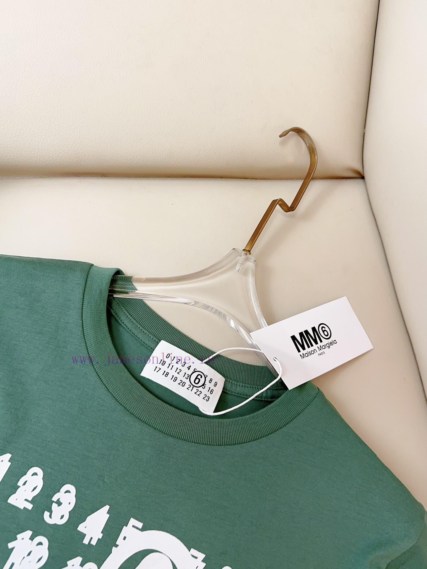 MM * New Printed Logo T-shirt Custom Pure Cotton Fabric Texture Soft And Comfortable Skin Frien aooutzmo - Image 9