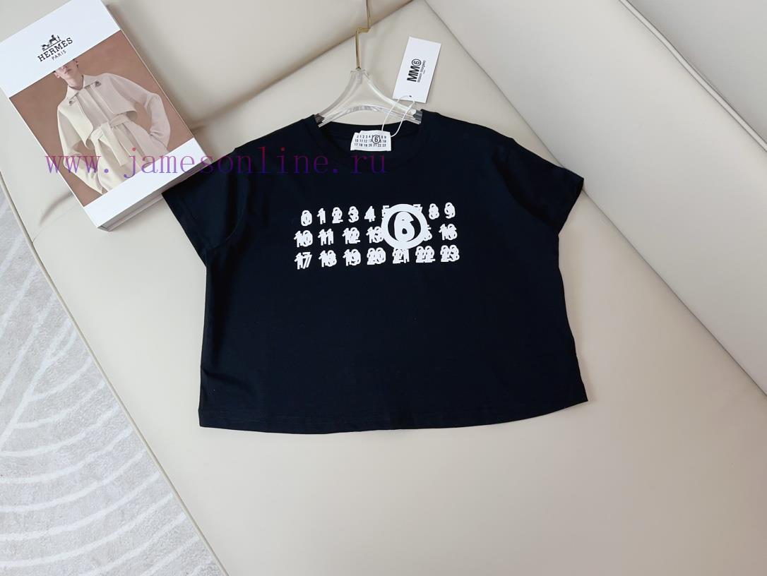 MM * New Printed Logo T-shirt Custom Pure Cotton Fabric Texture Soft And Comfortable Skin Frien vsjvial3 - Image 2