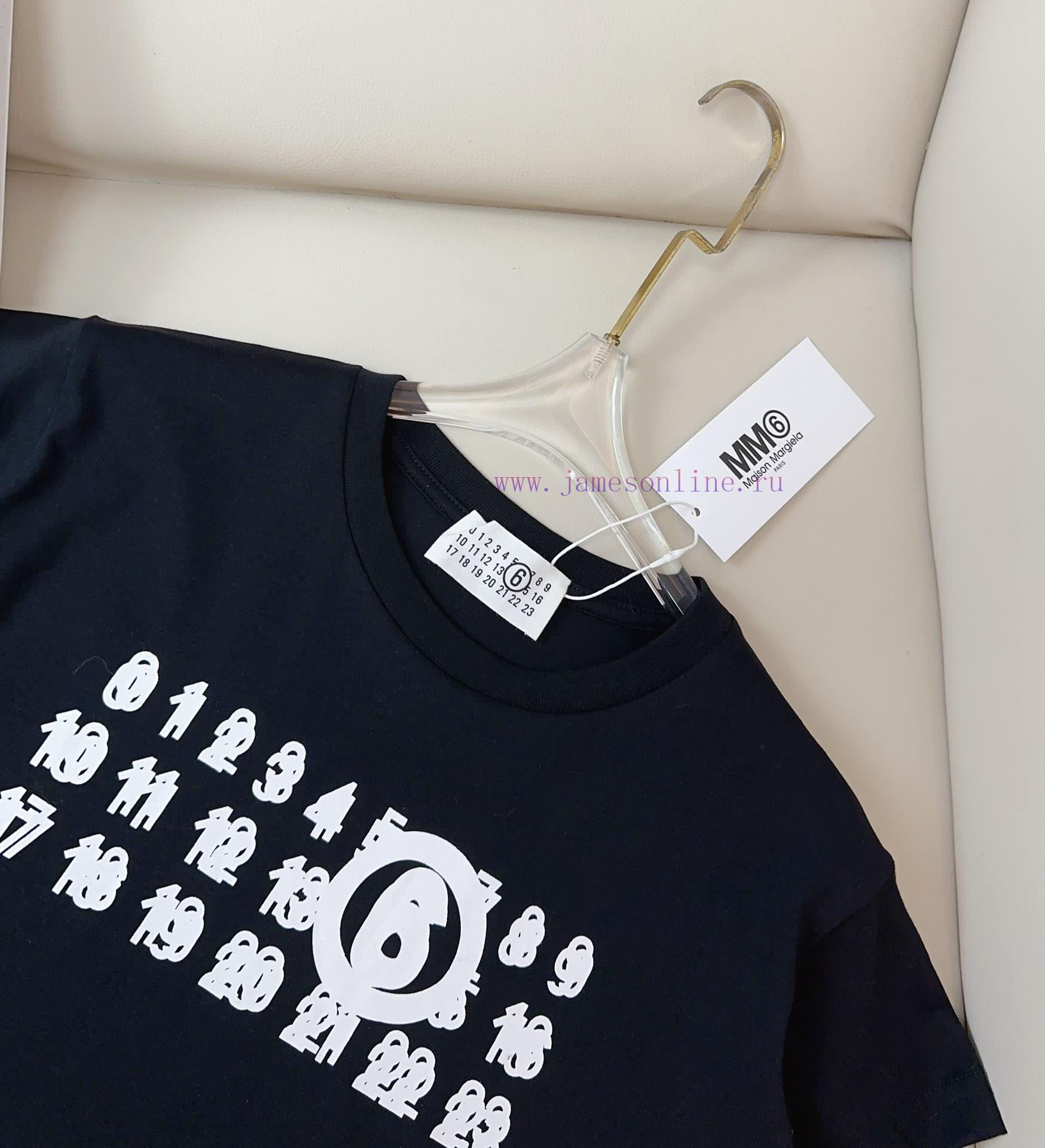 MM * New Printed Logo T-shirt Custom Pure Cotton Fabric Texture Soft And Comfortable Skin Frien vsjvial3 - Image 5