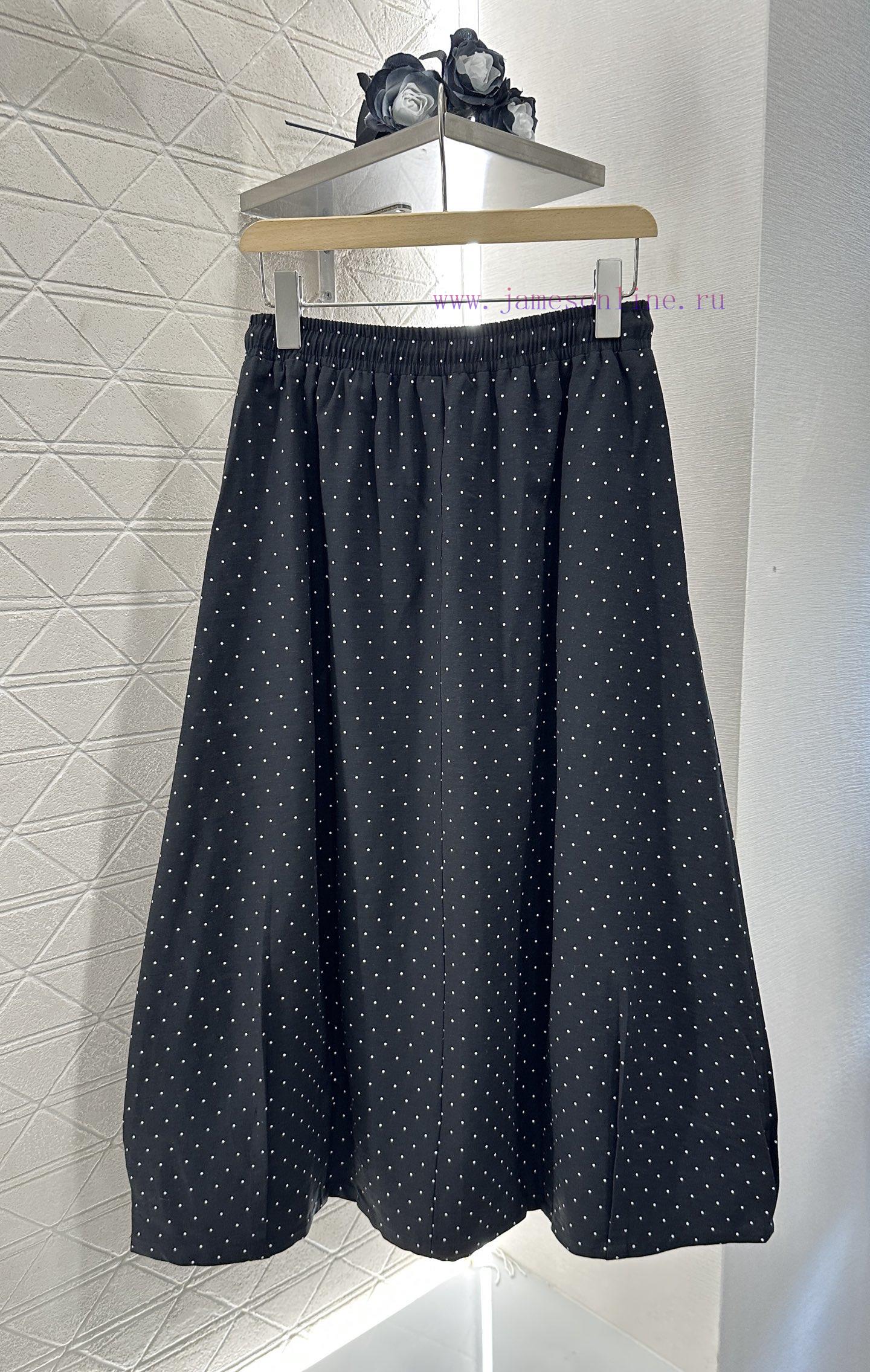 Miumi * 2025 New Product LaunchedHot Stamping Drawstring SkirtCustomized YB Imported Twill Cott al3ltqf2 - Image 3