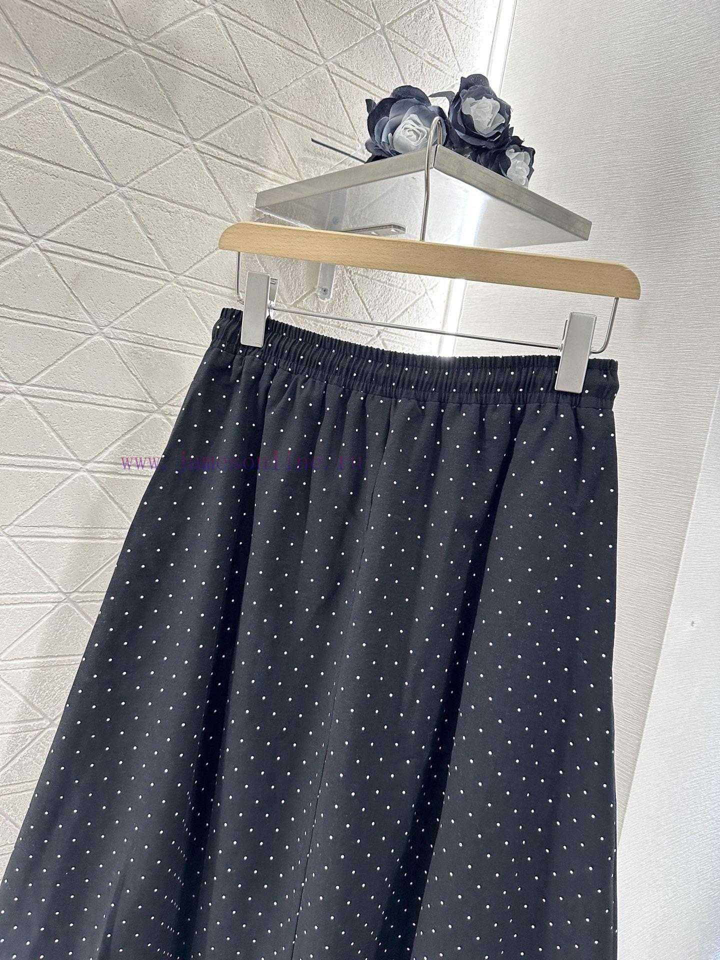 Miumi * 2025 New Product LaunchedHot Stamping Drawstring SkirtCustomized YB Imported Twill Cott al3ltqf2 - Image 5