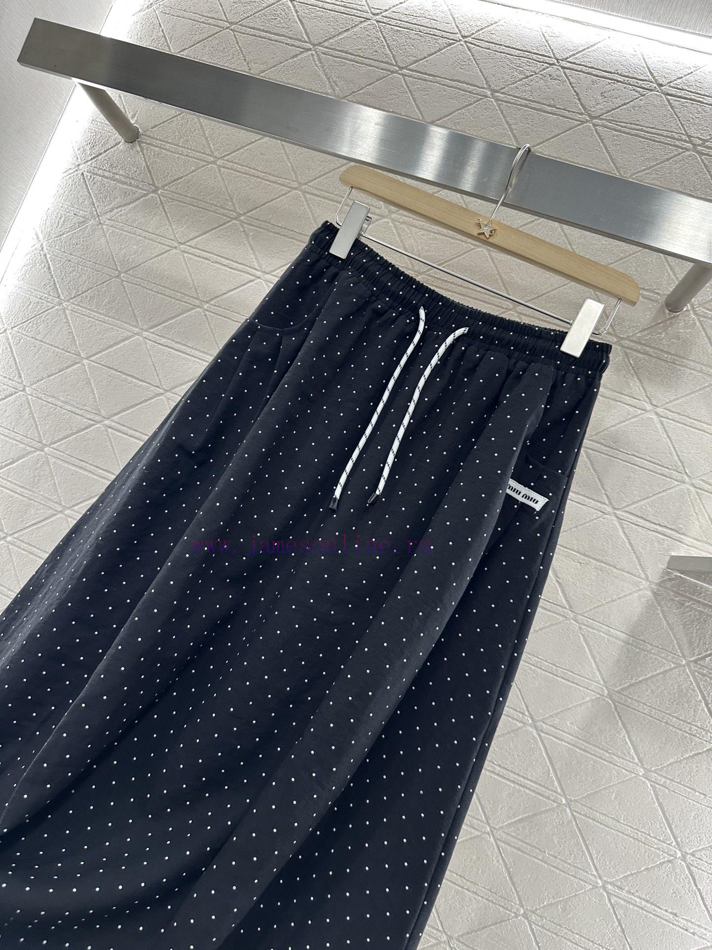 Miumi * 2025 New Product LaunchedHot Stamping Drawstring SkirtCustomized YB Imported Twill Cott al3ltqf2 - Image 9