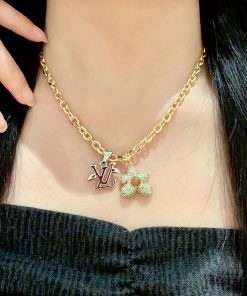 Louis Vuitton's Unique Design (using LV's Classic Graphic Concept) Looks Good 🧚 The Necklace Is vmykh6lh