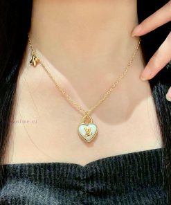Louis Vuitton's Unique Design (using LV's Classic Graphic Concept) Looks Good 🧚 The Necklace Is f4v7x1qz