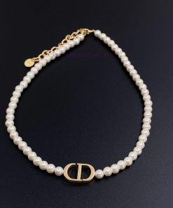 Dior CD Pearl Necklace Consistent ZP Brass MaterialUpdate Time: November 18 2023 By SK d8yido2m