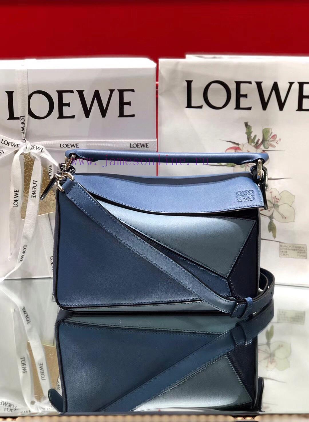 Loewe Bags Loєwє Puzzle College Blue Color Small Edition~🧱 Latest Practices For Cabinet SynchronizationSy f3apcchl