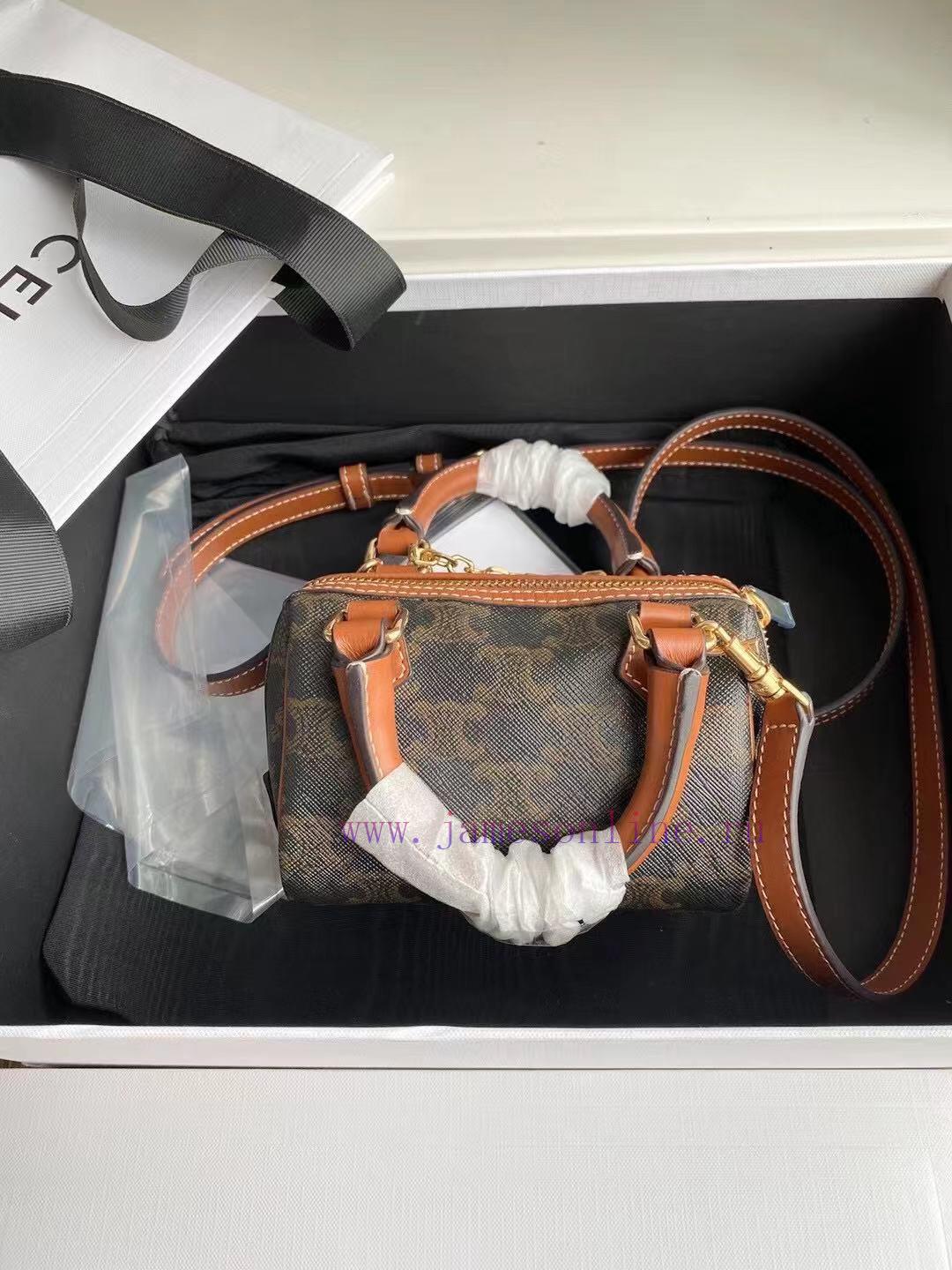 Loewe Bags TRIOMPHE Synthetic Leather Mini Boston Bag6 X 4 X 3 Inches (14 X 9.5 X 8 Centimeters)TRIOMPHE C mp1yoehw - Image 3