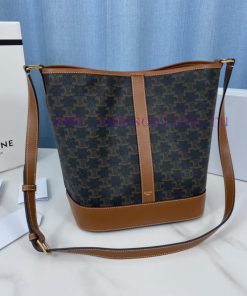 Loewe Bags TRIOMPHE Vintage Flower Medium-sized Bucket Bag Size 33 X 27 X 17cm 61% Coated Canvas 39% Calf b1rk1eky