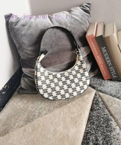 Loewe Bags AVA TRIOMPHE Embroidered Fabric Underarm Bag Size 23 X 14 X 7cm ®️ TRIOMPHE Embroidered Fabric x7mfl6en