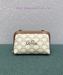 Loewe Bags New Products Of The Season TRIOMPHE Modern Abbreviation White Flower Display Chain Shoulder Bag hwmcixnd