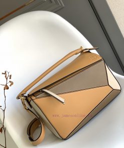 Loewe Bags Loe * We Popular Puzzle Bag Medium Size 29CM Shipped Geometric Bag Medium Size Made Of Cowhide puqjifra