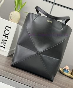 Loewe Bags . L ⊚℮ W ℮ The New Small Glossy Cowhide Puzzle Fold Tote Features The Iconic Geometric Lines Of xlafcce5