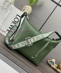 Loewe Bags . LO ℮ W ℮ New Small Soft Smooth Cow Leather And Jacquard Cloth 𝒄𝒖𝒃𝒊 Handbag Crossbody Bag Is A zdvp42w7