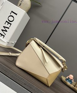Loewe Bags . L ⊚℮ W ℮ New Color Blocked Cowhide Leather Mini Puzzle HandbagThe First Debut Handbag Launche 9s4tu9d1
