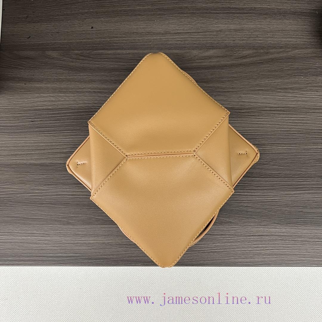 Loewe Bags . L ⊚℮ W ℮ The New Mini Shiny Cowhide Puzzle Fold Handbag Draws Inspiration From The Geometric 50pxvtaw - Image 9