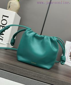 Loewe Bags . L ⊚℮ W ℮ The New Mini Nappa Goat Leather Flamenco Purse Handbag Features A Drawstring That Ti c4bjrfjr