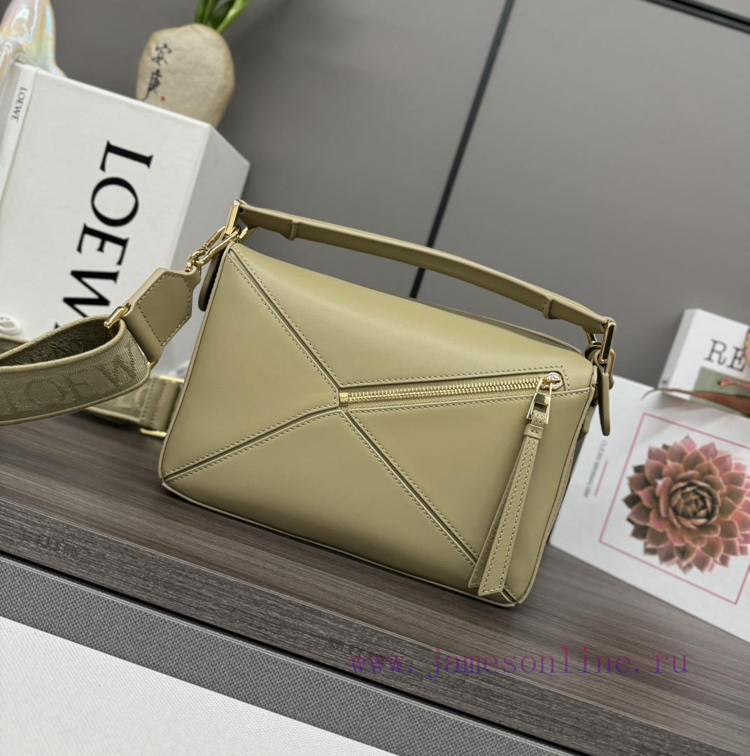 Loewe Bags L ⊚℮ W ℮ Small Satin Cowhide Puzzle Handbag ArrivedThe First Debut Handbag Launched By 𝑳 Home * u5zrgkxe - Image 4