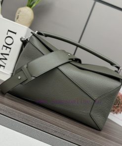 Loewe Bags L ⊚℮ W ℮ Large Grain Cowhide Puzzle Edge HandbagFully Upgraded And Synchronized With The Latest 61klm8u2