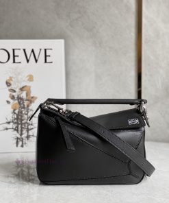 Loewe Bags Loєwє  Puzzle .Black Plain Small Size~🧱 Latest Practices For Cabinet SynchronizationSynchronize 7z2a17pq