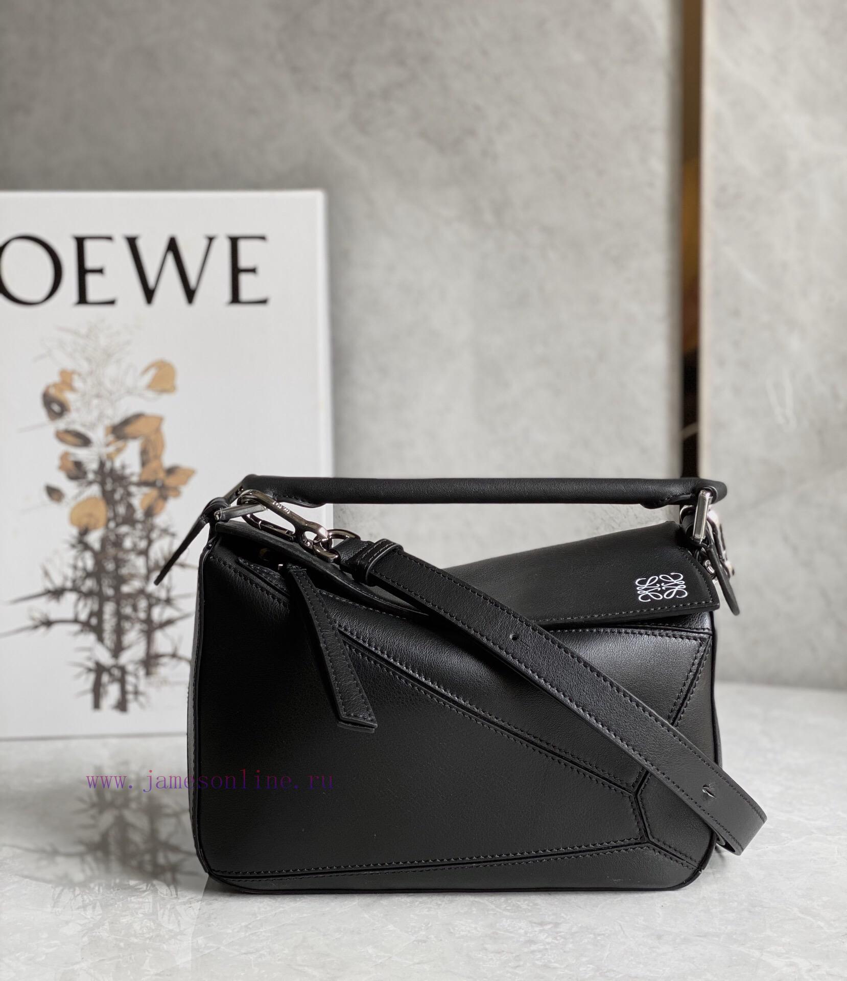 Loewe Bags Loєwє Puzzle .Black Plain Small Size~🧱 Latest Practices For Cabinet SynchronizationSynchronize 7z2a17pq