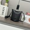 Loewe Bags The. L ⊚℮ W ℮ Mini Soft Grain Cowhide Pebble Bucket Bag Cleverly Blends Pure Minimalist Lines W 4unhk6ln