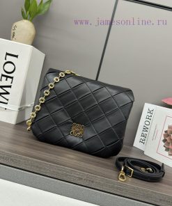 Loewe Bags The. LO ℮ W ℮ Pleated Shiny Nappa Goat Leather Puffer Goya Handbag Is Inspired By Goya Aestheti zu8wl1fu