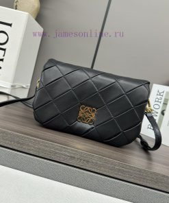 Loewe Bags The. LO ℮ W ℮ Pleated Shiny Nappa Goat Leather Puffer Goya Handbag Is Inspired By Goya Aestheti 37b8ipn6