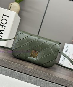 Loewe Bags The. LO ℮ W ℮ Pleated Shiny Nappa Goat Leather Puffer Goya Handbag Is Inspired By Goya Aestheti hgutfho3