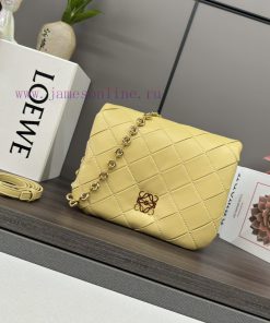 Loewe Bags The. LO ℮ W ℮ Pleated Shiny Nappa Goat Leather Puffer Goya Handbag Is Inspired By Goya Aestheti 43rnmmxq