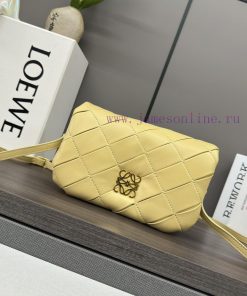 Loewe Bags The. LO ℮ W ℮ Pleated Shiny Nappa Goat Leather Puffer Goya Handbag Is Inspired By Goya Aestheti b9ygwoo6