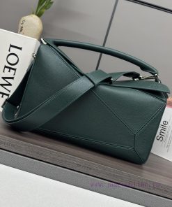 Loewe Bags . LO ℮ W ℮ New Size Large Soft Deer Leather Puzzle Handbag With Unique Geometric Lines Outlines 8namgh7h